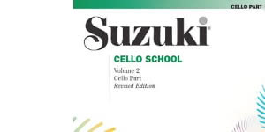 Educational sheet music for cello